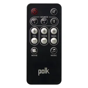 Polk Remote Control (RE6915-1) for OMNI SB1 Sound Bar System - Black